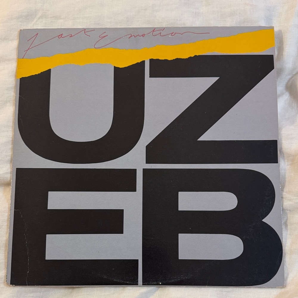 Vintage Vinyl:  "Fast Emotion" by "Uzeb"